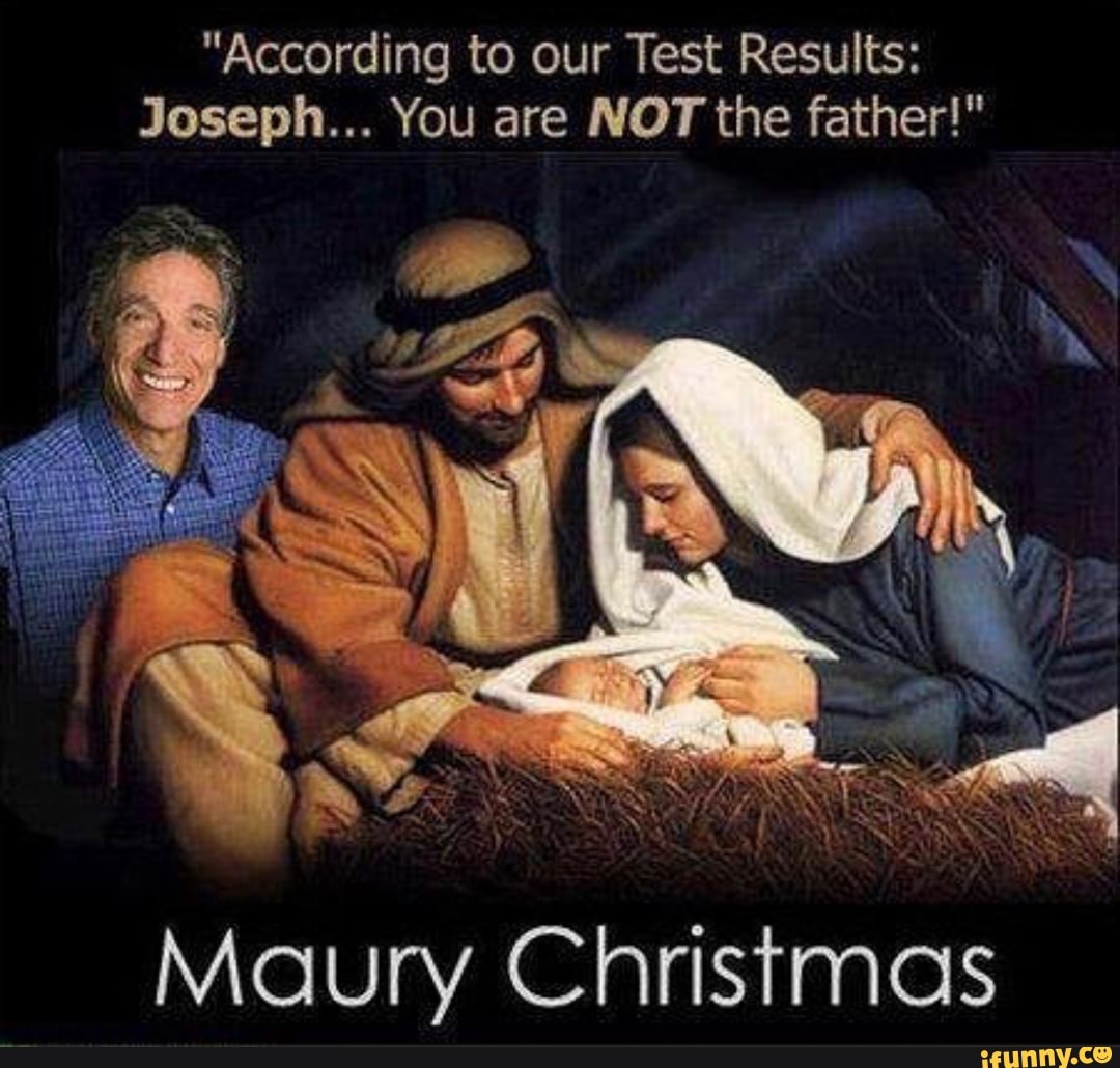 "According to our Test Results: Joseph... You are NOT the father!" BB