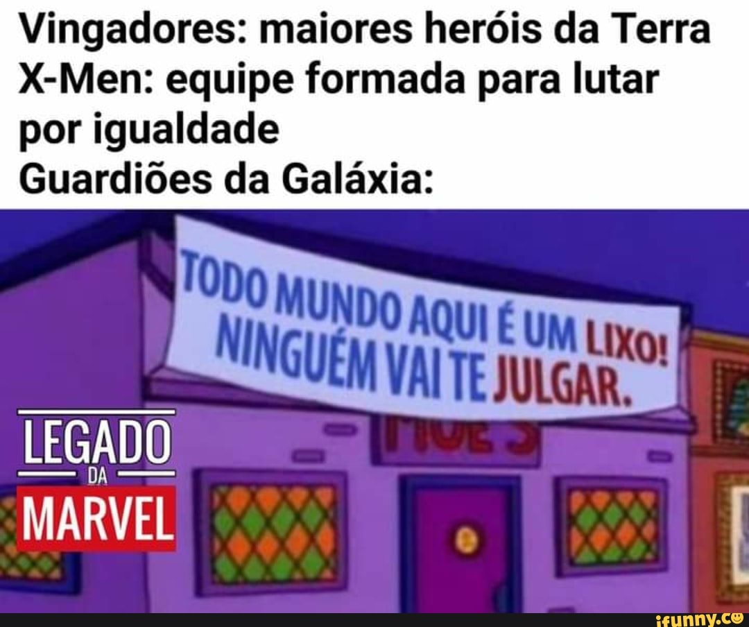 Vingadores: maiores heróis da Terra
X-Men: equipe formada para lutar
por igualdade
Guardiões da Galáxia:
LEGADO
HARVEL