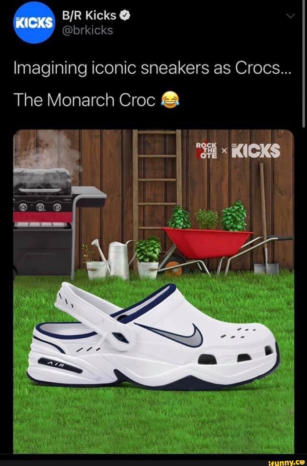 Air 2025 monarch crocs