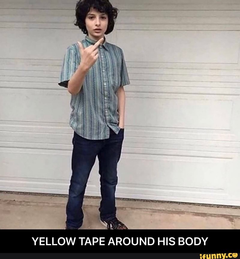 YELLOW TAPE AROUND HIS BODY YELLOW TAPE AROUND HIS BODY iFunny