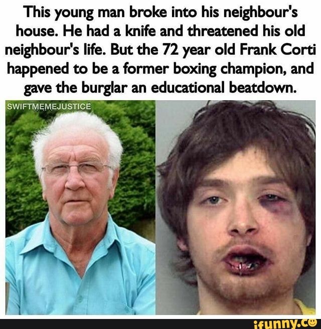 This Young Man Broke Into His Neighbour S House He Had A Knife And Threatened His Old