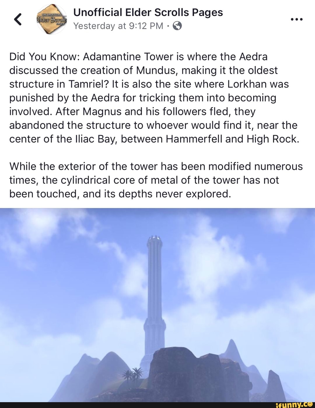 elder scrolls the towers