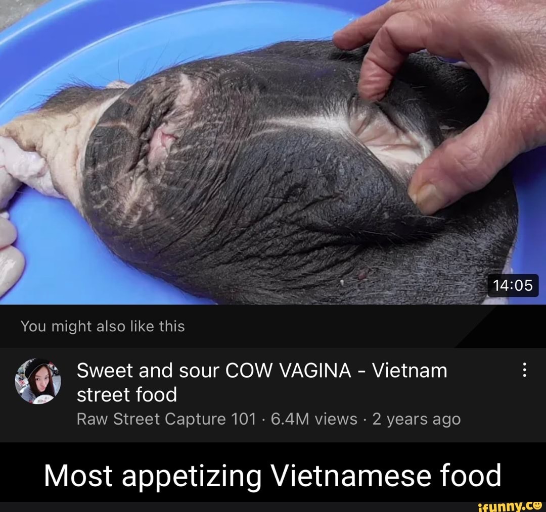 Sweet and sour cow vagina