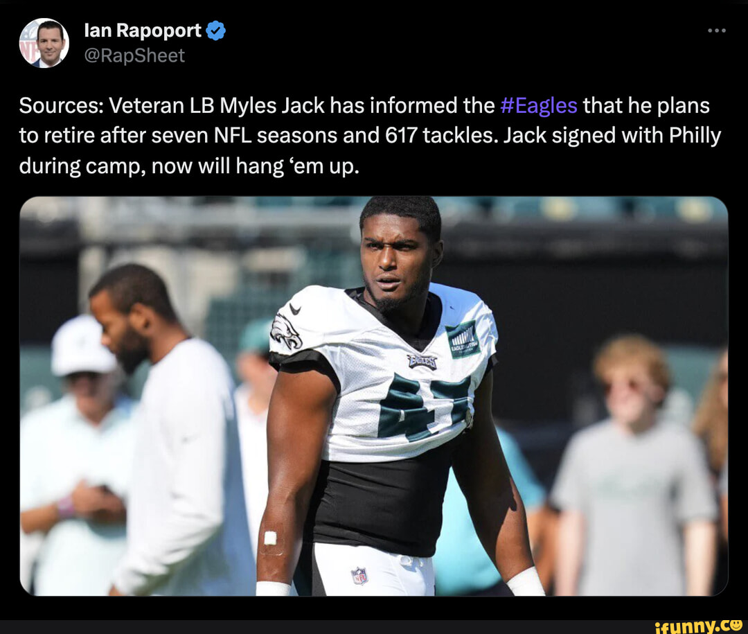 Source - Myles Jack informs Eagles he is retiring from NFL - ESPN