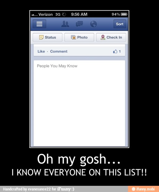 I KNOW EVERYONE ON THIS LIST!! - Oh my gosh...
I KNOW EVERYONE ON THIS LIST!!