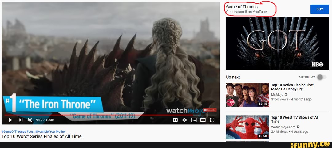 Game of Thrones
ITOPLAY
Top 10 Series Finales That
Made Us Happy Cry
