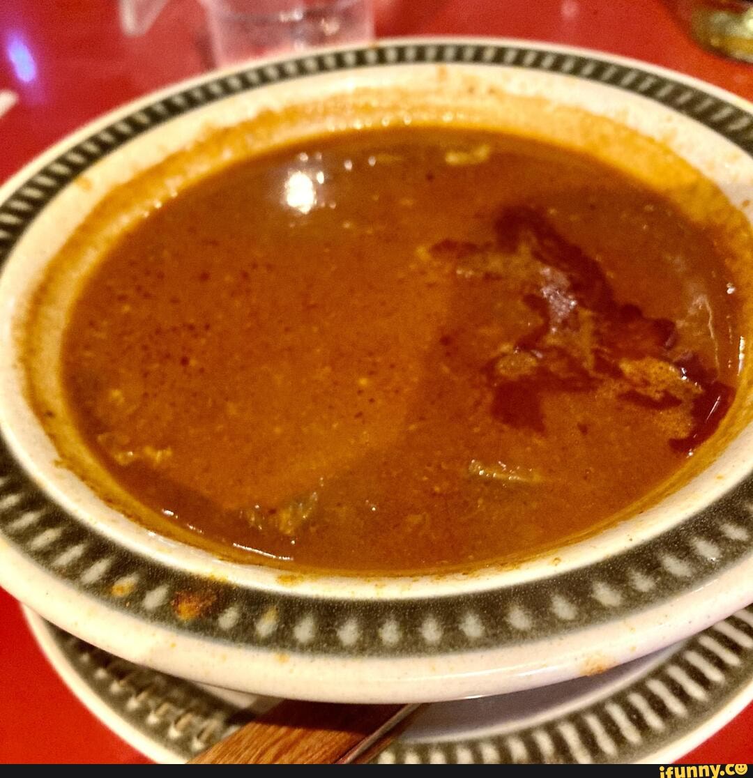 Mexican beef tendon chili soup. Very hot spicy? iFunny