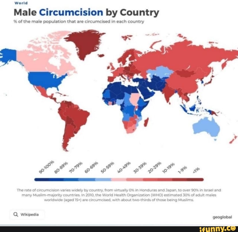 Circumcision Map Of The World