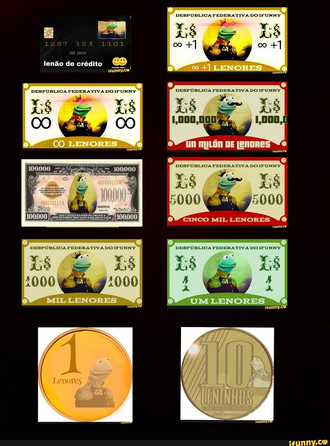 1287
ES
lenão de crédito
DO
DESPÓBLICA
CINCO MIL, LENORES