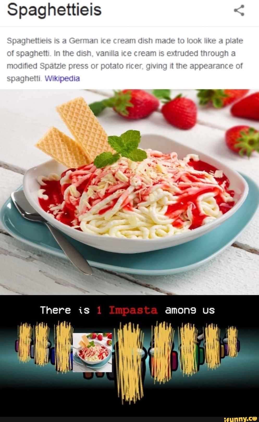 spaghetti eis