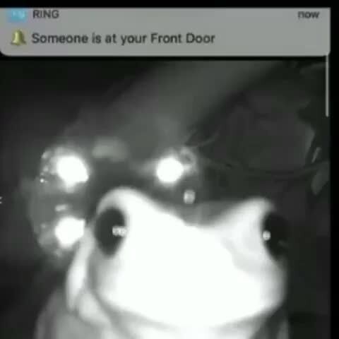 ring someone is at your front door