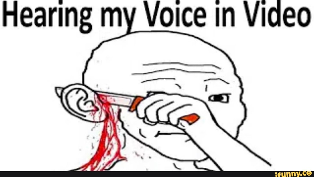 Hearing my Voice in Video