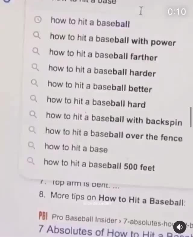 How to hit baseball how to hit a baseball with Power how to hit