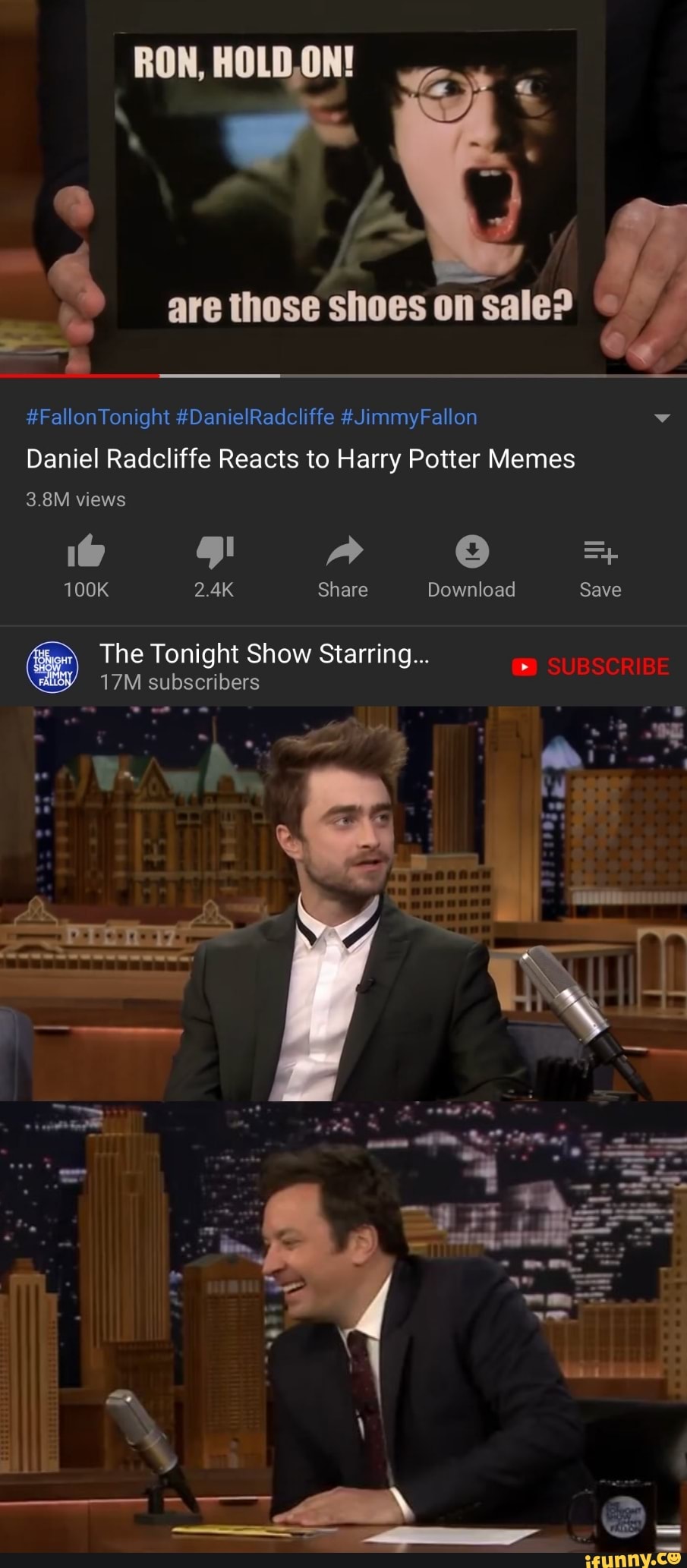 Daniel Radcliffe Reacts to Harry Potter Memes 