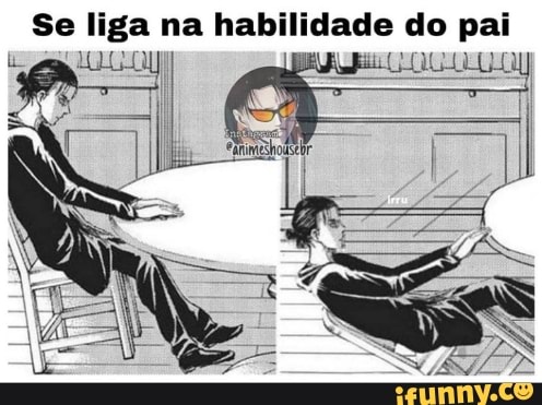 Se liga na habilidade do pai