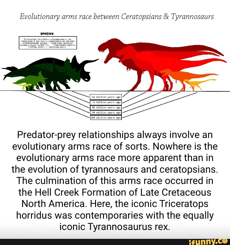 evolutionary-arms-race-between-ceratopsians-tyrannosaurs-species