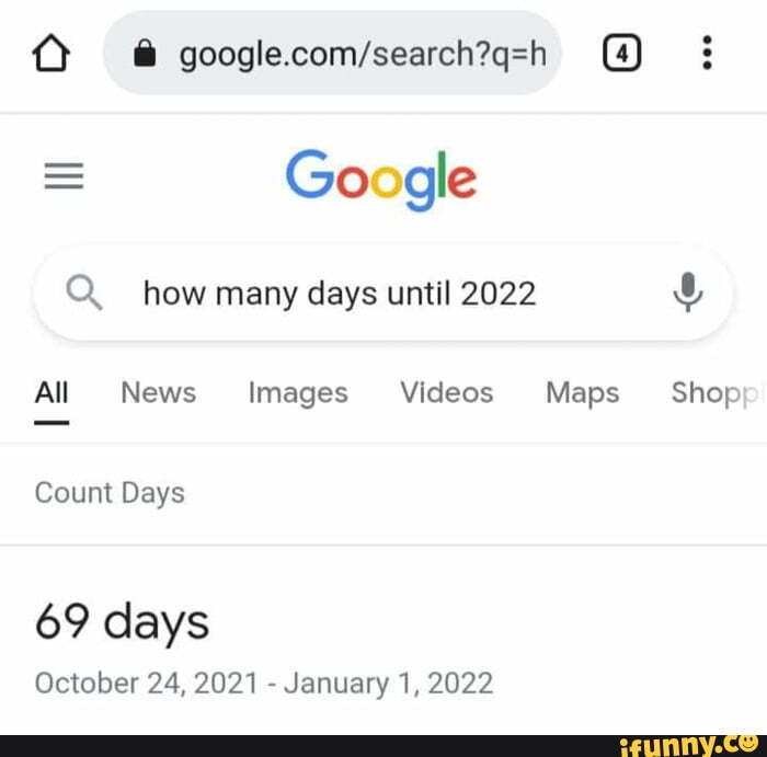 how many more days till january 2022