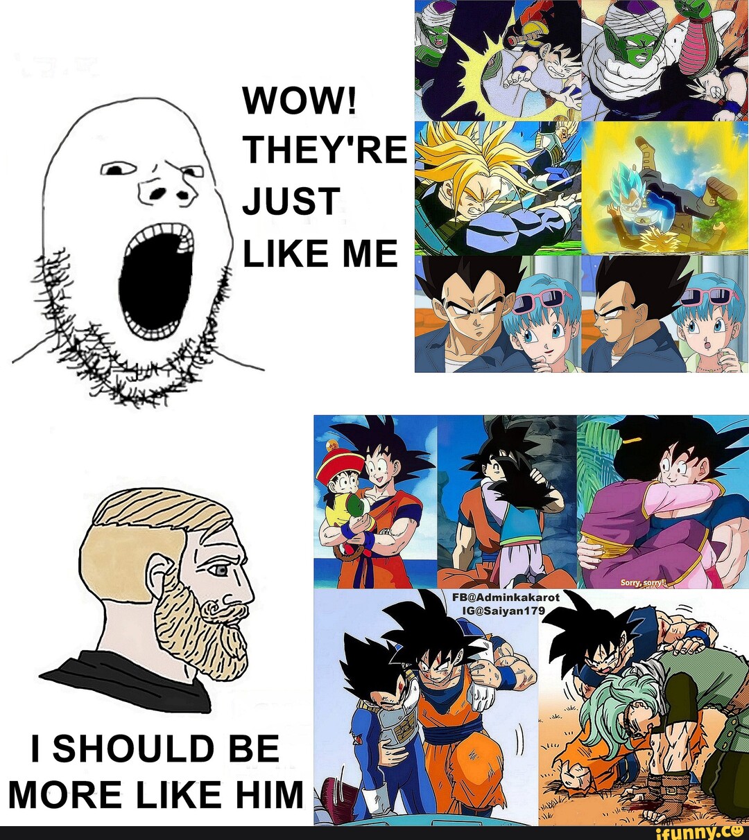 Goku being Good entire series no one bats an eye, but when Goku do  something stupid everybody loses their minds. - wow I SHOULD BE MORE LIKE  HIM - iFunny