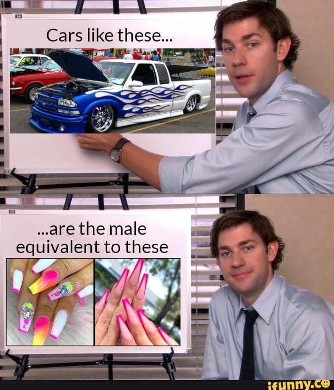 Cars like .are the male equivalent to these iFunny