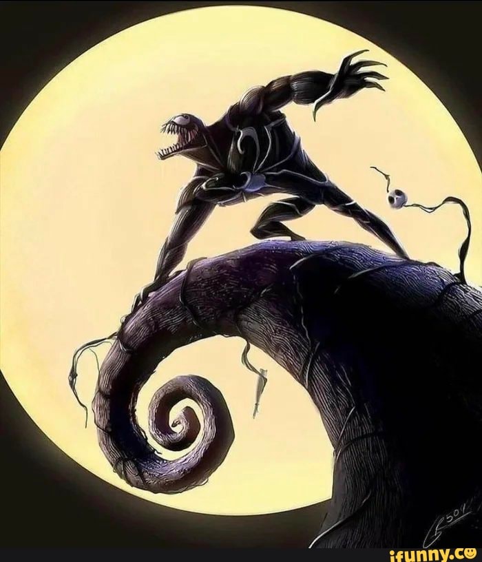 marvel, marvelcomics, venom, nightmarebeforechristmas