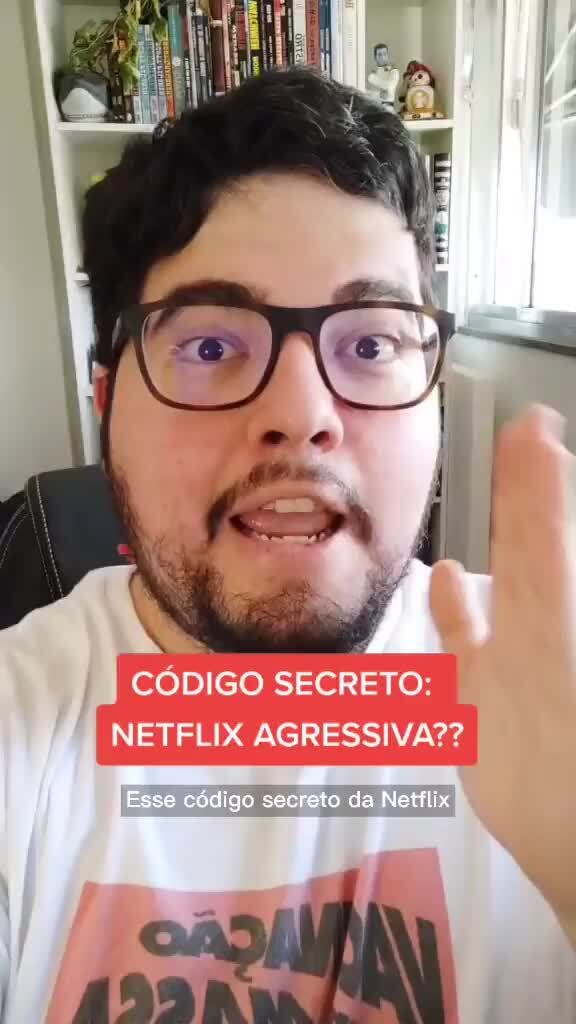 O código secreto que deixa a Netflix AGRESSIVA??? 😱 #netflixbrasil #t