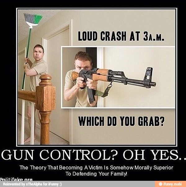 WHICH DO YOU GRAB GUN CONTROL OH YES The Theory That Becoming A.