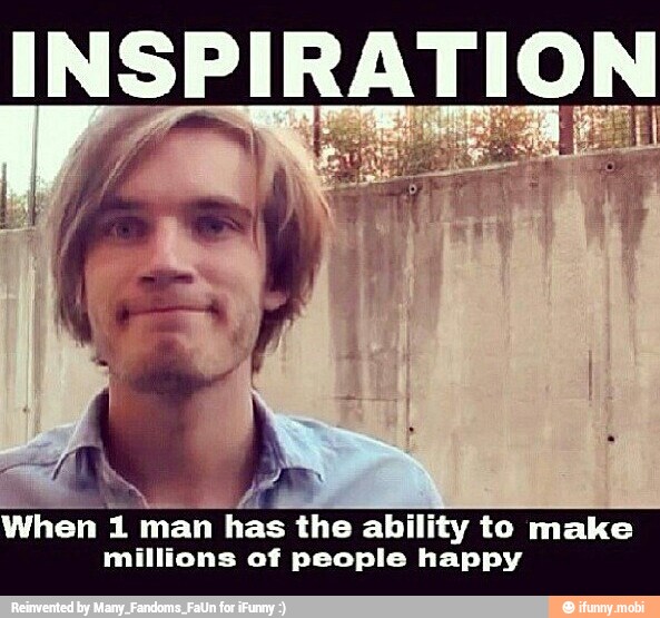 When 1
man has the ability to make
millions of people happy