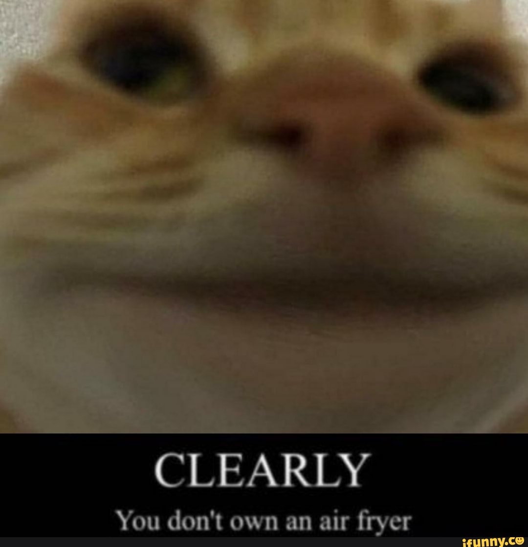 CLEARLY You don't own an air fryer - )