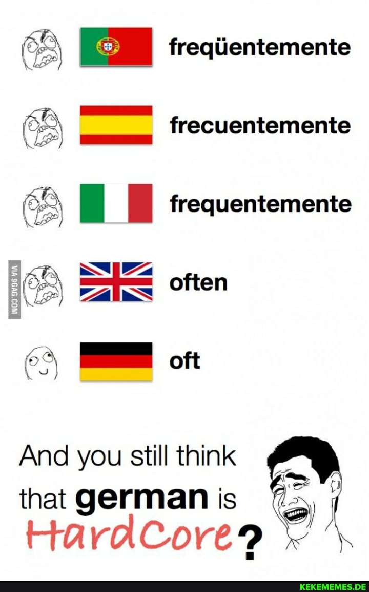 frequentemente
frecuentemente
frequentemente
ATS
often
oft
And you still think that german is
Core?