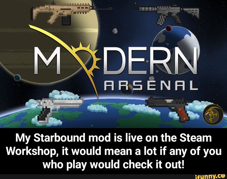 how to mod starbound steam
