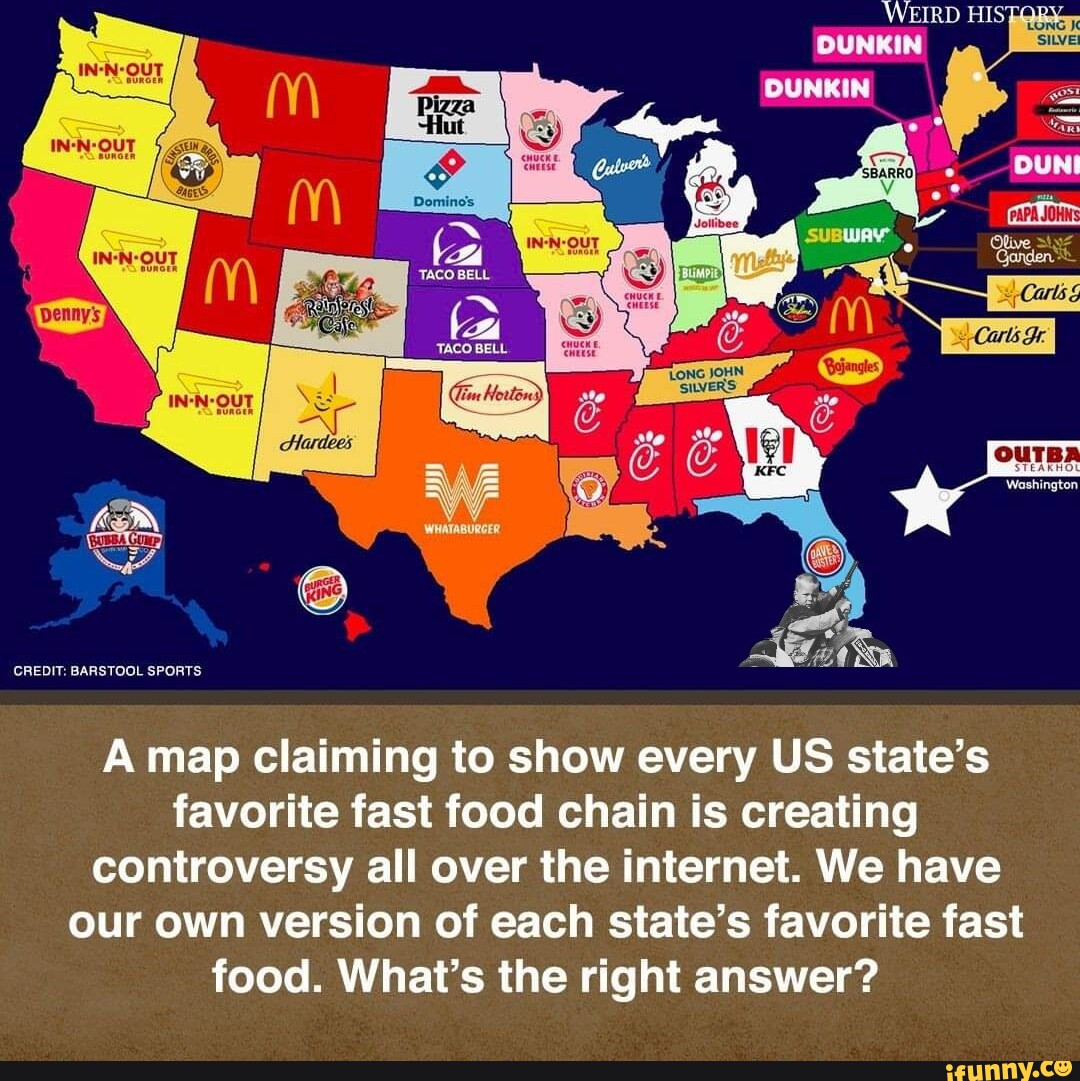 WEIRD BELL TACO BELL CREDIT BARSTOOL SPORTS A map claiming to show