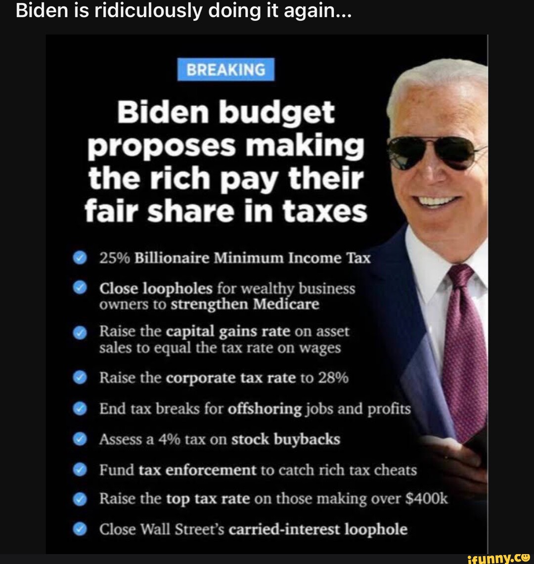 Biden is ridiculously doing it again... BREAK NG Biden budget proposes
