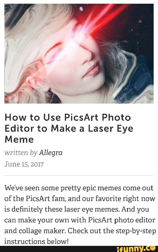 Laser Eyes Meme Maker