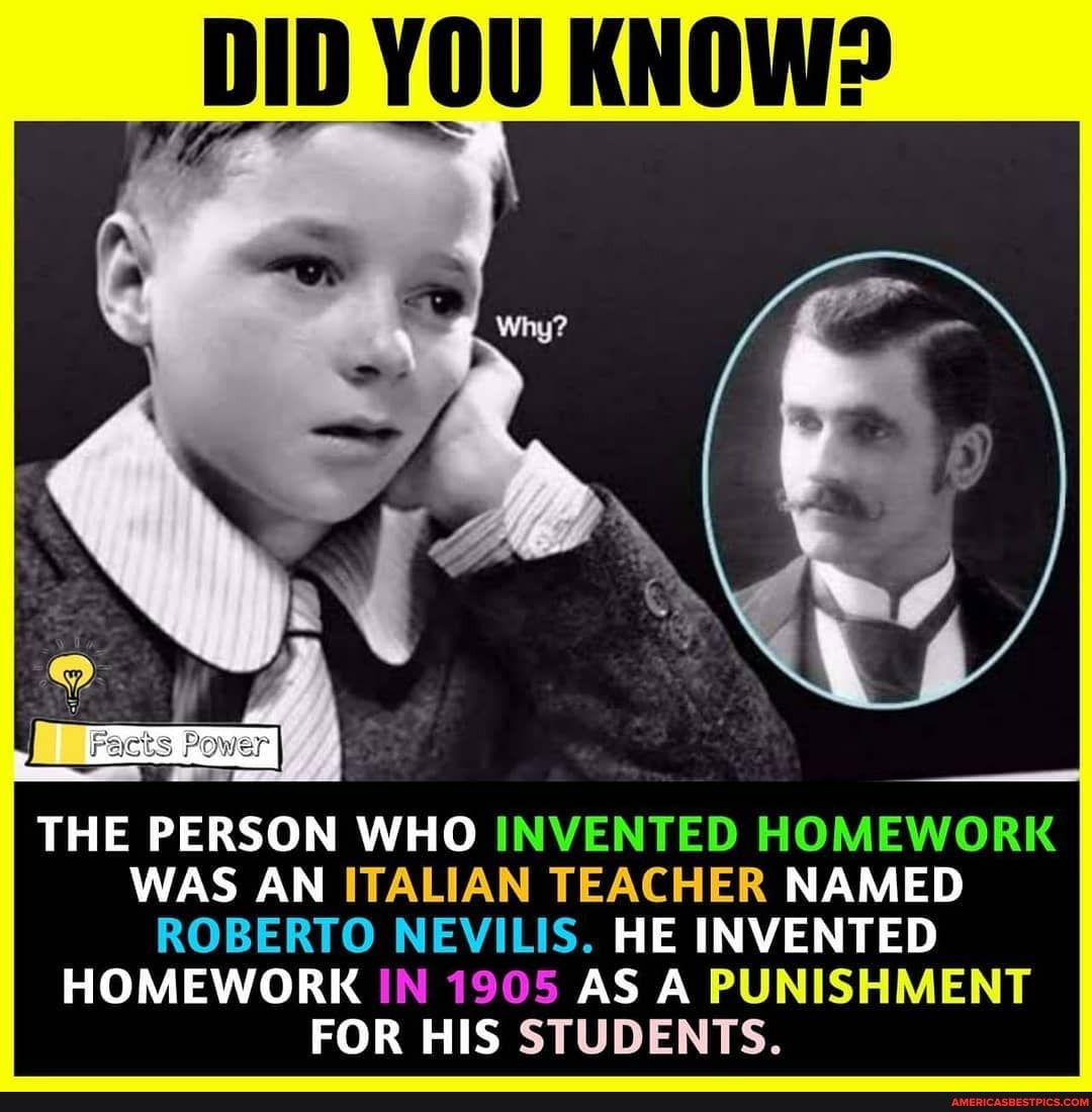 was homework invented as punishment