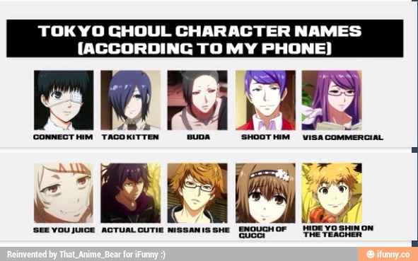 Uta Tokyo Ghoul Characters Names  Purple Hair Tokyo  Ghoul  