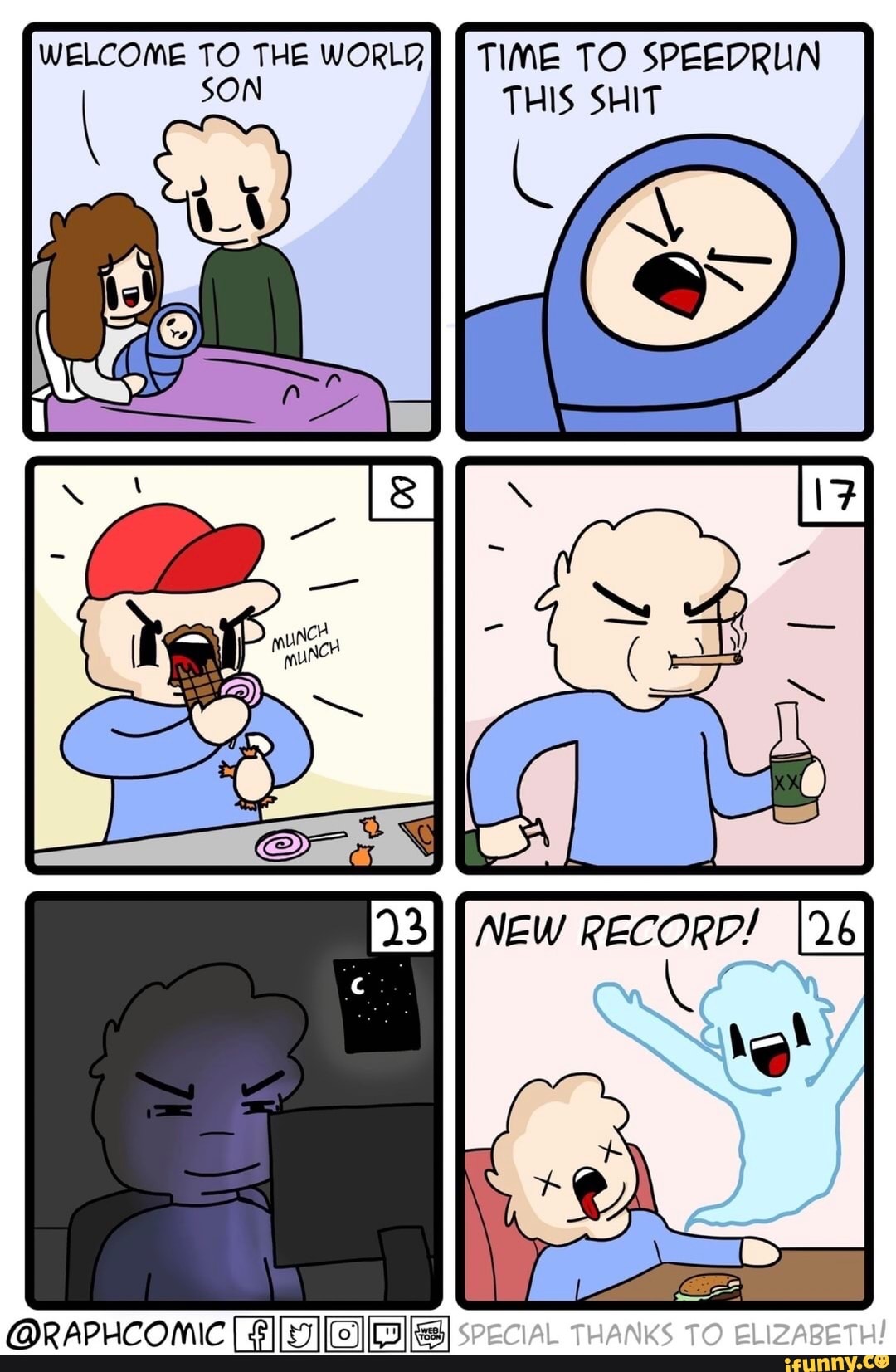 WELCOME TO THE WORLD, TIME To SPEEDRUN
THIS SHIT