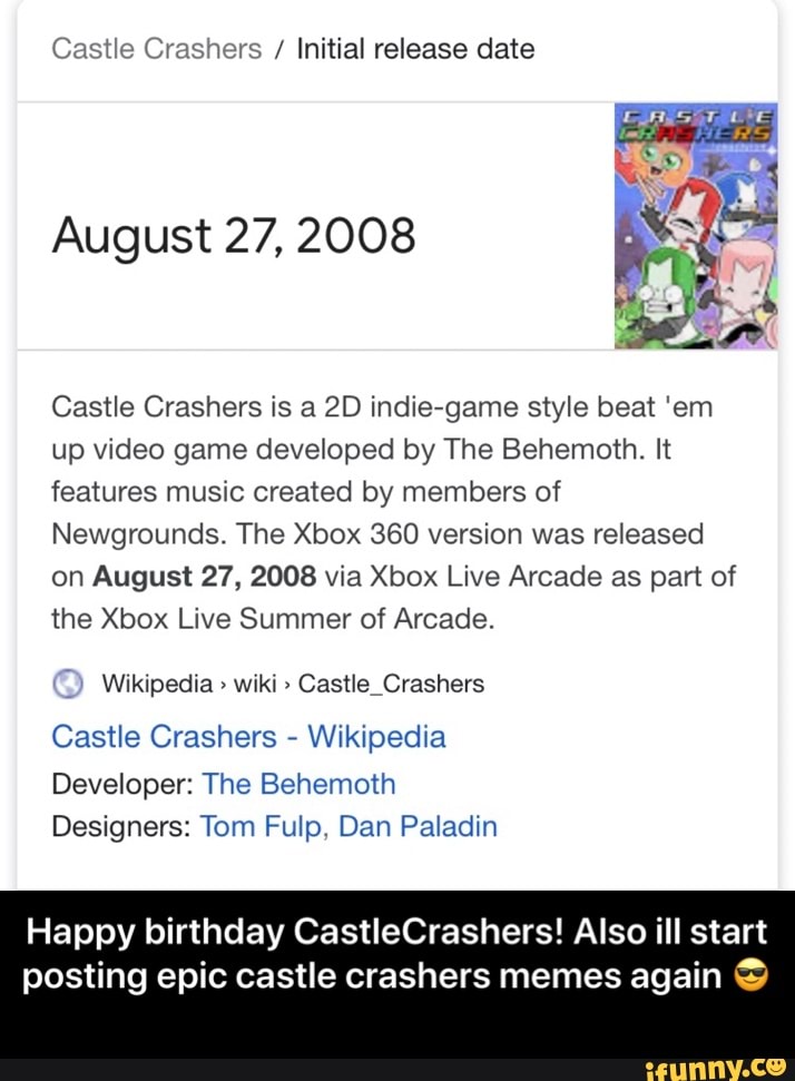 Castle Crashers, Castle Crashers Wiki