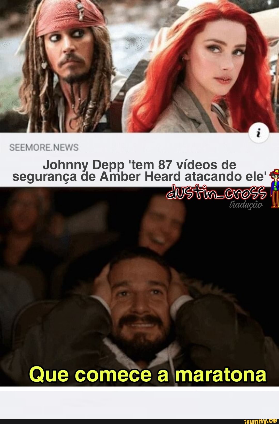 SEEMORE NENS
Johnny Depp 'tem 87 vídeos de segurança de Amber Heard atacando ele'
Qi act
Que comece a maratona