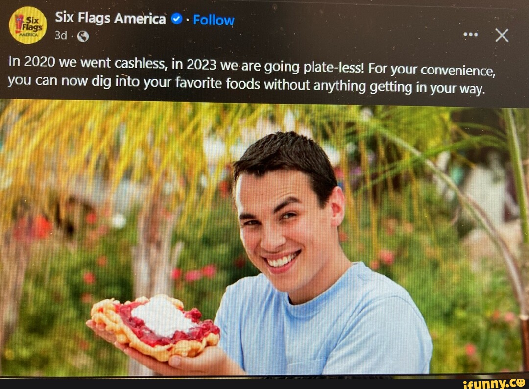 Six Flags America v Follow In 2020 we went cashless, in 2023 we are
