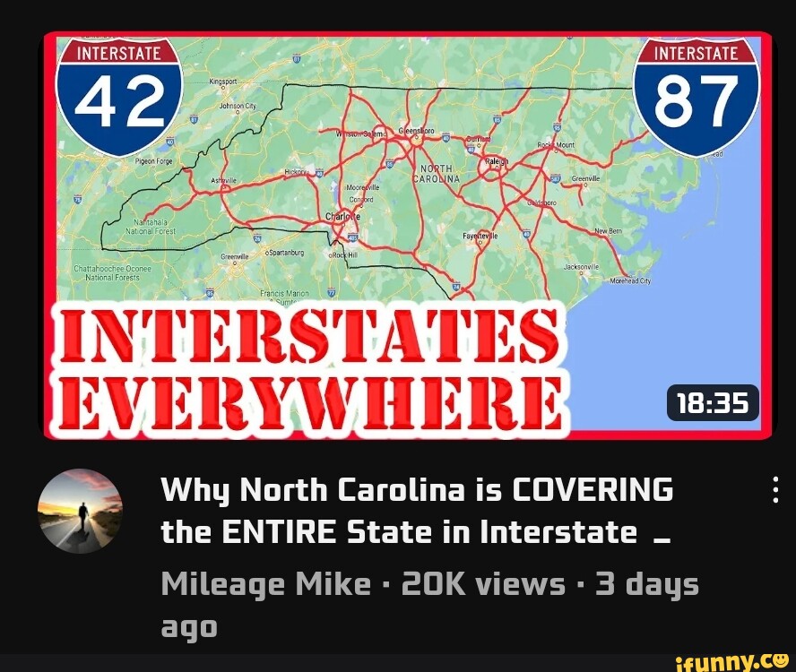 INTERSTATES EVERYWHERE cs Why North Carolina is COVERING the ENTIRE