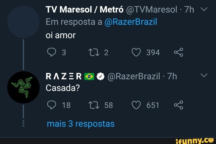 TV Maresol Metró (DTVMaresol
mais
3 respostas