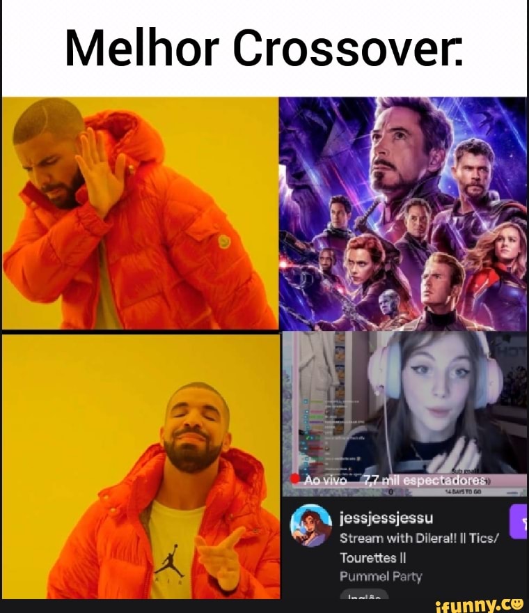 Melhor Crossover.
jessjessjessu
Stream with Dileral! II Tics/
Tourettes II
Pummel Party