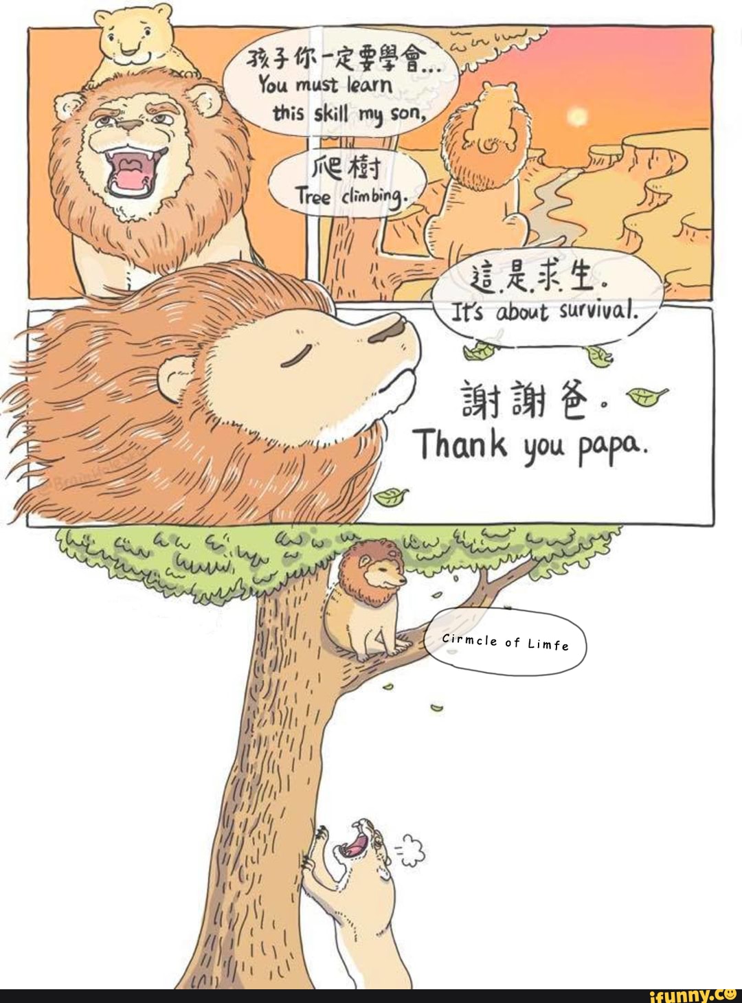 You must learn
this skill my son,
\ lis,
ZN It's about survival.
Thank you paps.
4 ty)