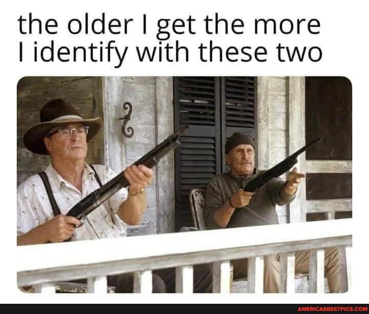 the older I get the more identify with these two
wee f