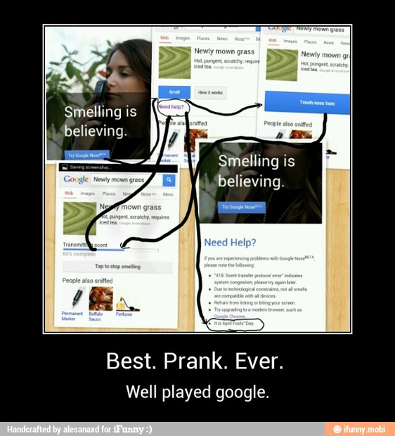 Best. Prank. Ever.
Well played google. - Best. Prank. Ever.
Well played google.