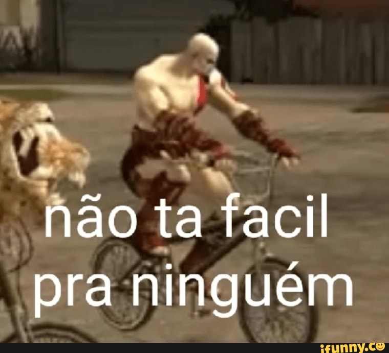 AS
não ta facil pra ninguém