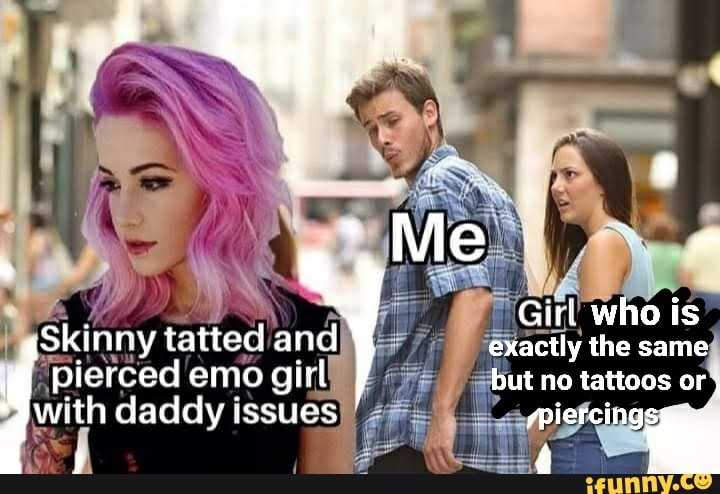 Emo girls with tattoos
