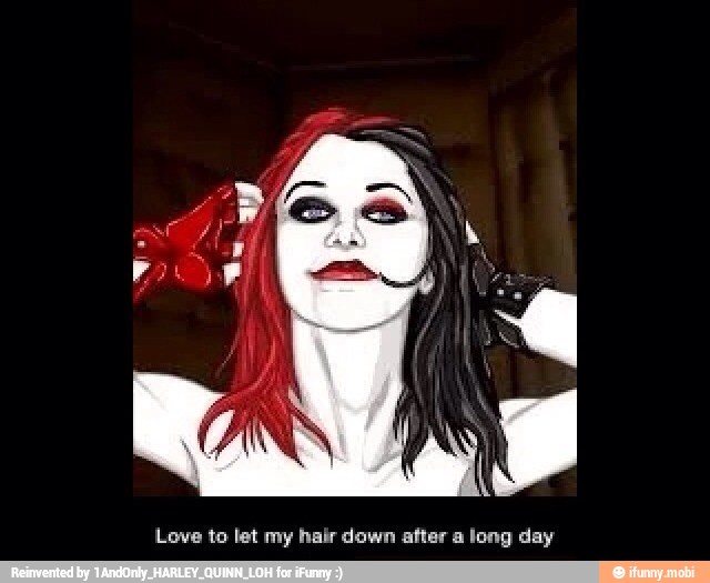 Love to let my hair down after a long day