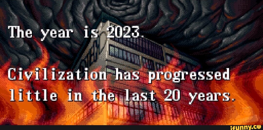 The year is Civilization has progressed little in the last 20) years