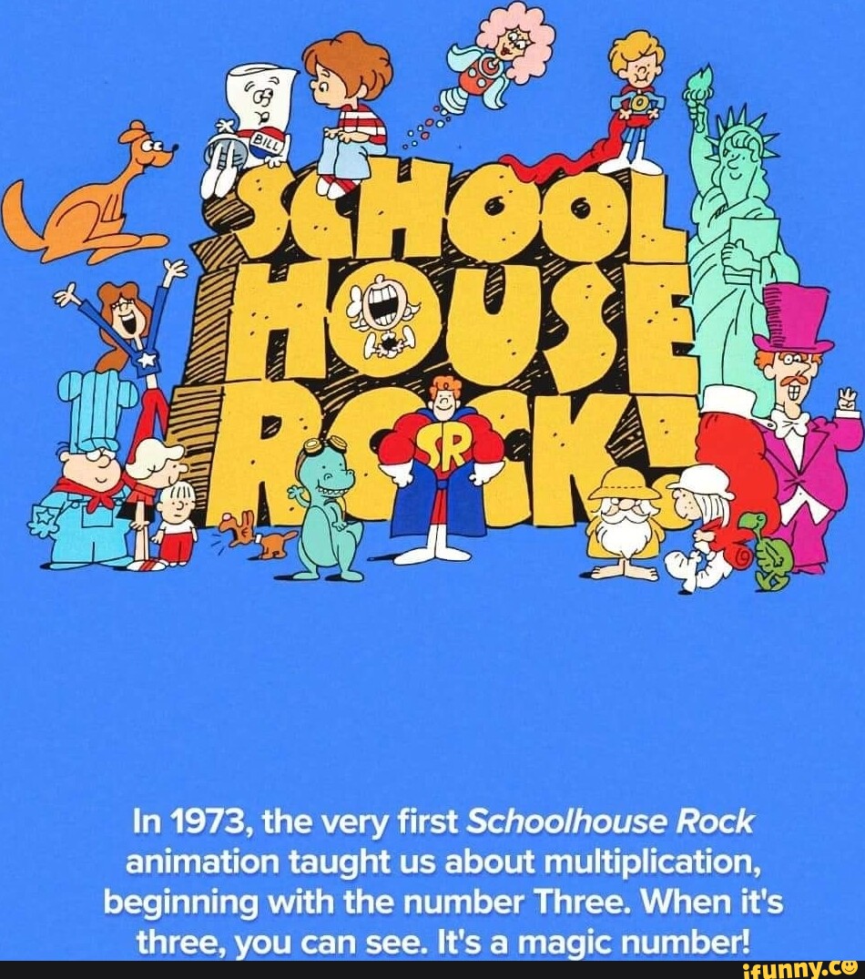 In 1973, the very first Schoolhouse Rock animation taught us about ...